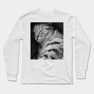 Sleeping Kitten Long Sleeve T-Shirt